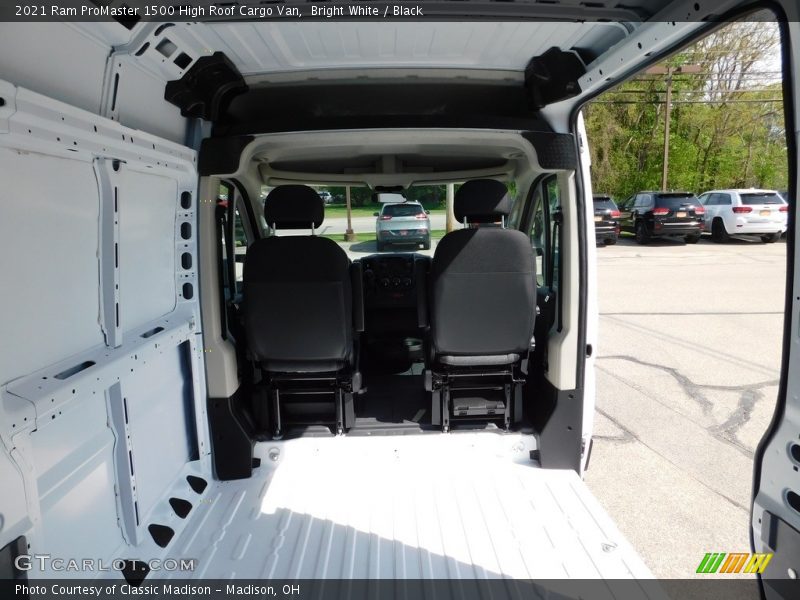 Bright White / Black 2021 Ram ProMaster 1500 High Roof Cargo Van