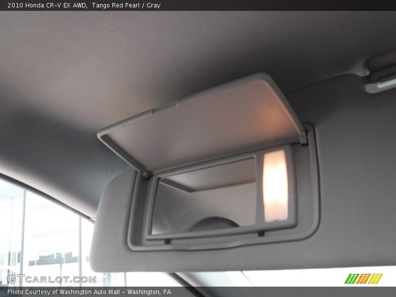 Tango Red Pearl / Gray 2010 Honda CR-V EX AWD