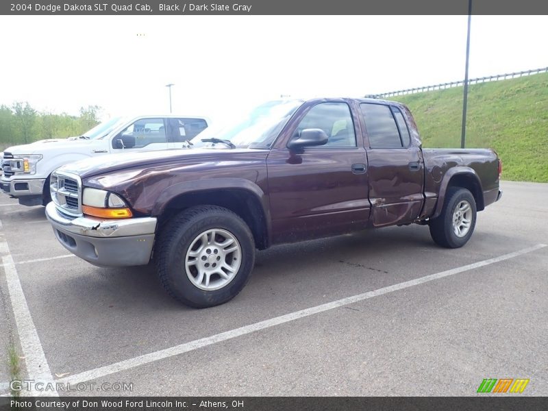 Black / Dark Slate Gray 2004 Dodge Dakota SLT Quad Cab