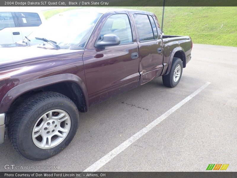 Black / Dark Slate Gray 2004 Dodge Dakota SLT Quad Cab