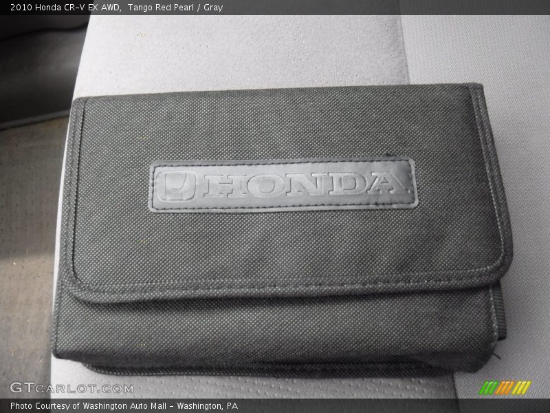 Tango Red Pearl / Gray 2010 Honda CR-V EX AWD