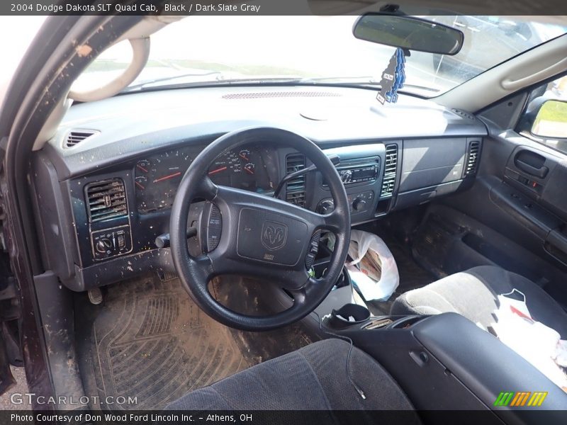 Black / Dark Slate Gray 2004 Dodge Dakota SLT Quad Cab