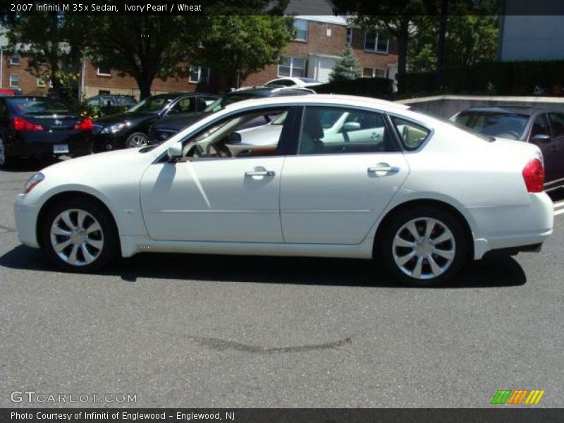 Ivory Pearl / Wheat 2007 Infiniti M 35x Sedan