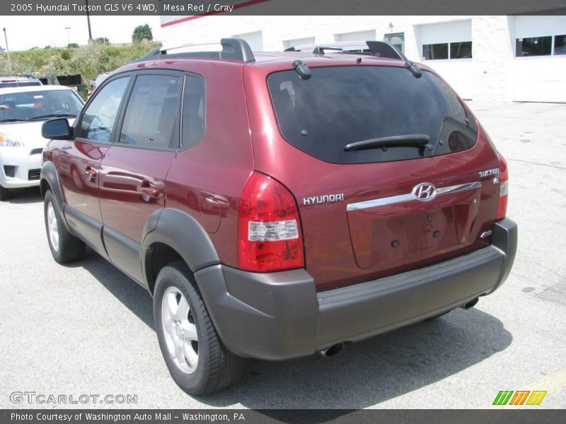 Mesa Red / Gray 2005 Hyundai Tucson GLS V6 4WD