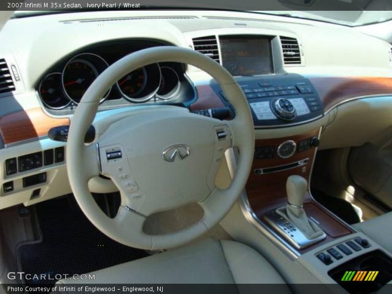 Ivory Pearl / Wheat 2007 Infiniti M 35x Sedan