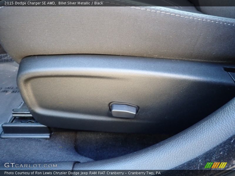 Billet Silver Metallic / Black 2015 Dodge Charger SE AWD