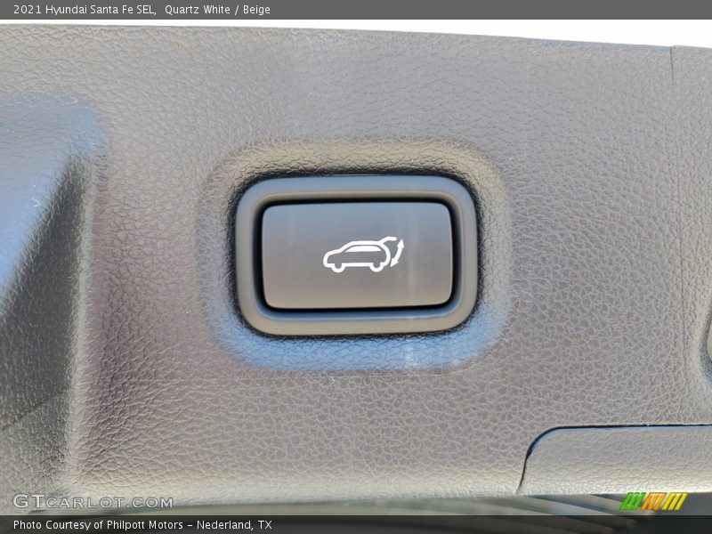 Quartz White / Beige 2021 Hyundai Santa Fe SEL