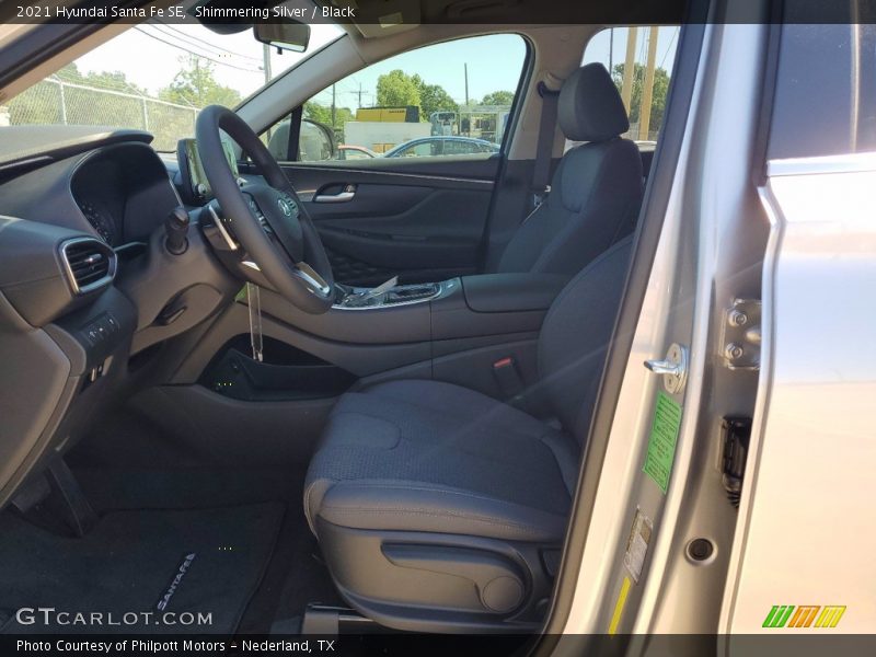 Shimmering Silver / Black 2021 Hyundai Santa Fe SE