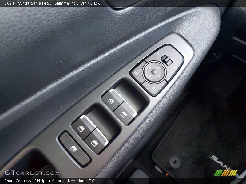 Shimmering Silver / Black 2021 Hyundai Santa Fe SE