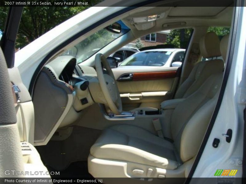 Ivory Pearl / Wheat 2007 Infiniti M 35x Sedan