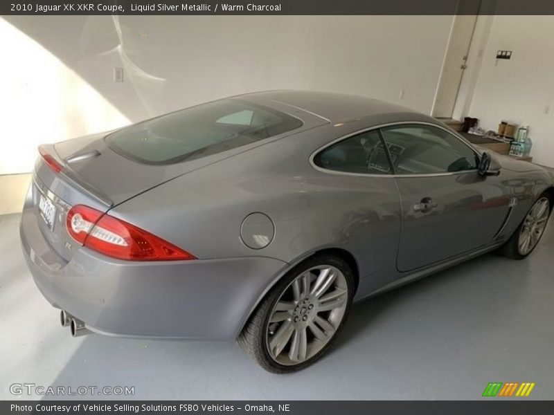 Liquid Silver Metallic / Warm Charcoal 2010 Jaguar XK XKR Coupe