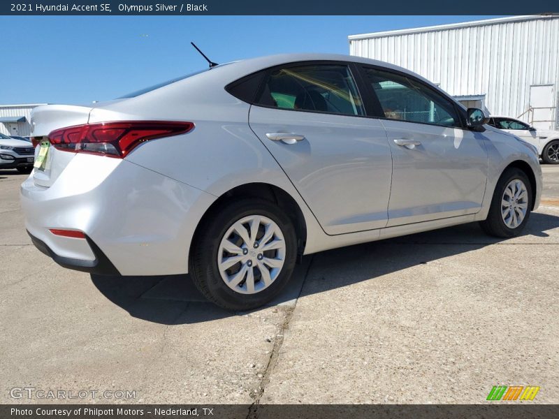 Olympus Silver / Black 2021 Hyundai Accent SE