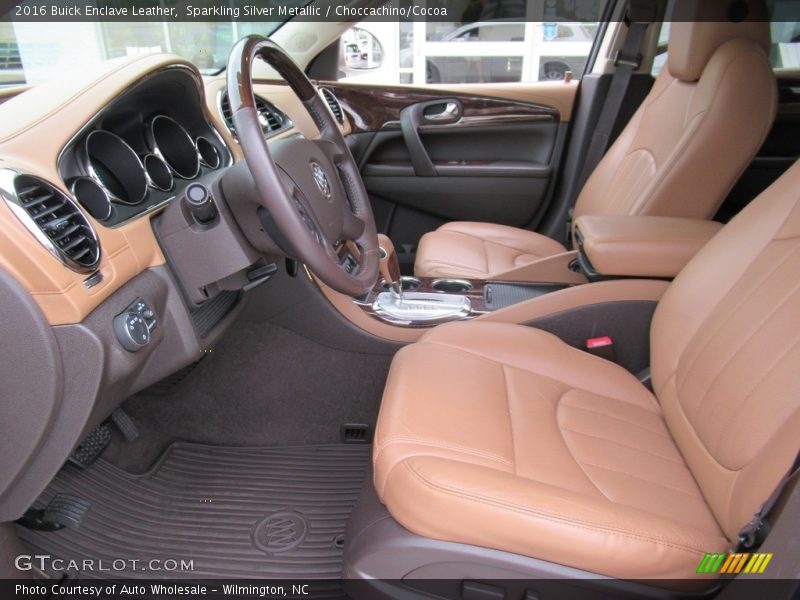 Sparkling Silver Metallic / Choccachino/Cocoa 2016 Buick Enclave Leather