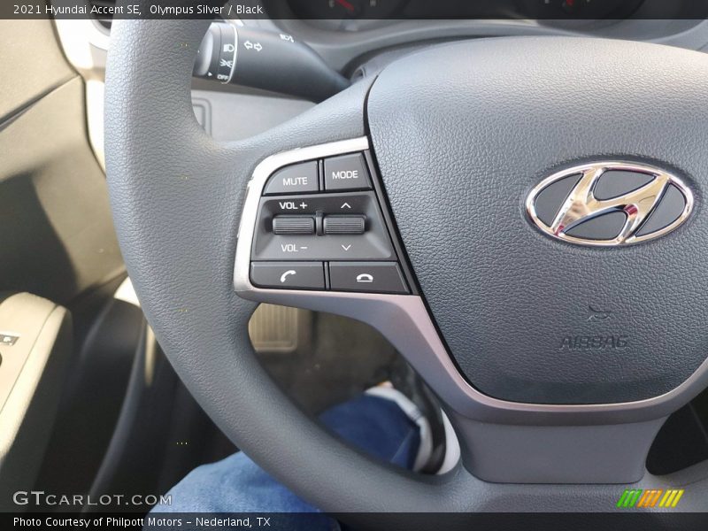 Olympus Silver / Black 2021 Hyundai Accent SE