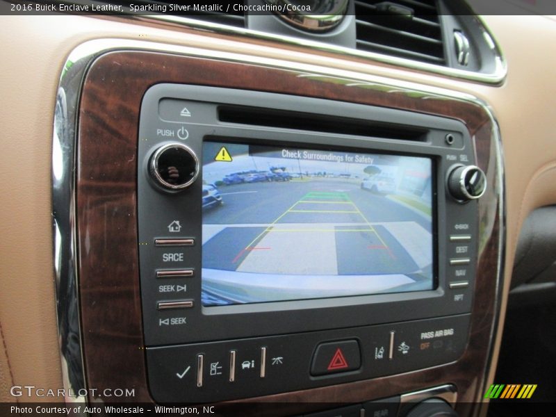 Sparkling Silver Metallic / Choccachino/Cocoa 2016 Buick Enclave Leather