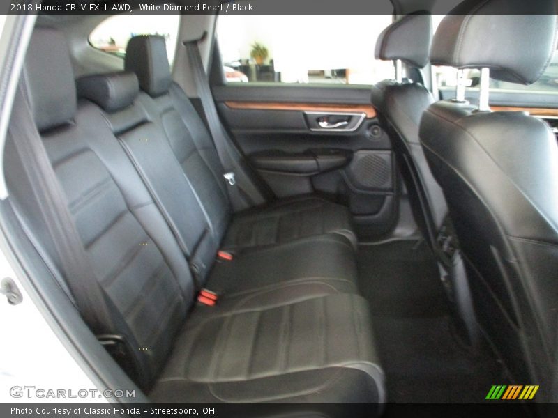White Diamond Pearl / Black 2018 Honda CR-V EX-L AWD