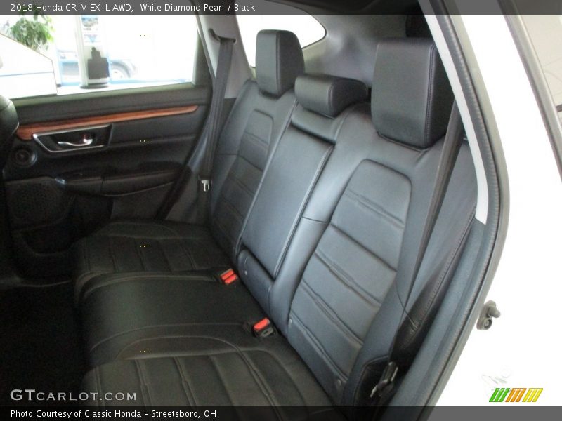 White Diamond Pearl / Black 2018 Honda CR-V EX-L AWD