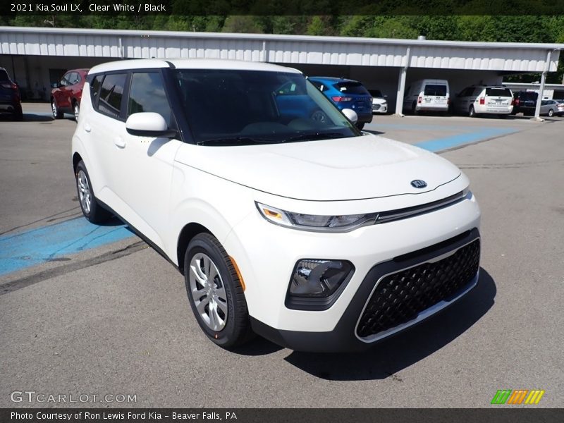 Clear White / Black 2021 Kia Soul LX