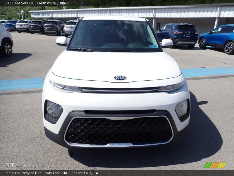 Clear White / Black 2021 Kia Soul LX