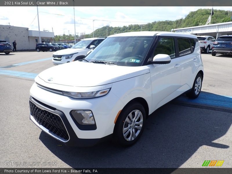 Clear White / Black 2021 Kia Soul LX