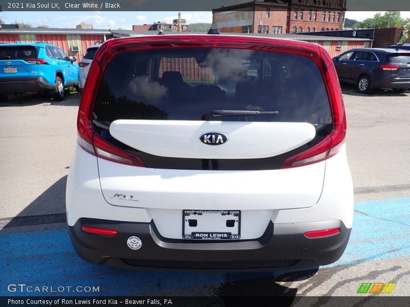 Clear White / Black 2021 Kia Soul LX