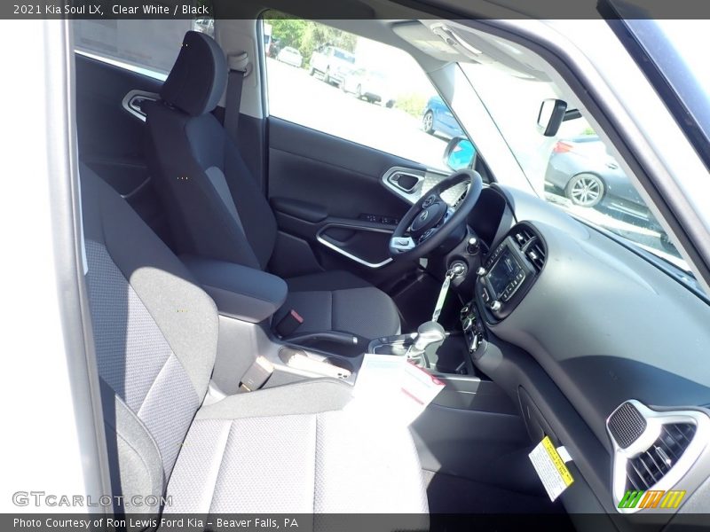 Clear White / Black 2021 Kia Soul LX
