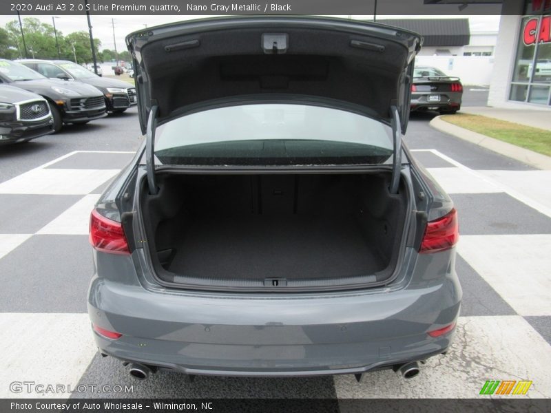 Nano Gray Metallic / Black 2020 Audi A3 2.0 S Line Premium quattro