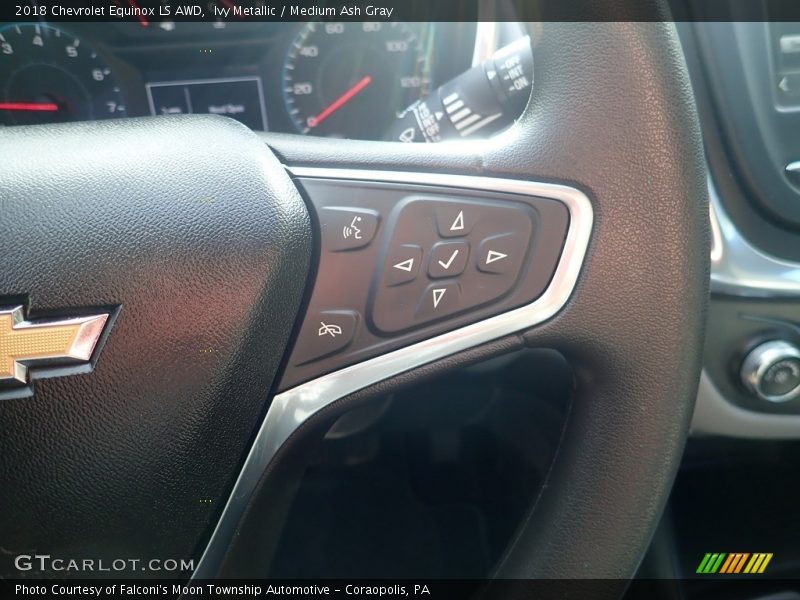 Ivy Metallic / Medium Ash Gray 2018 Chevrolet Equinox LS AWD