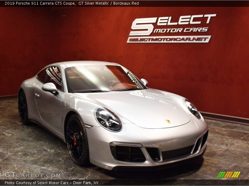 GT Silver Metallic / Bordeaux Red 2019 Porsche 911 Carrera GTS Coupe