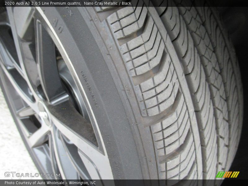 Nano Gray Metallic / Black 2020 Audi A3 2.0 S Line Premium quattro