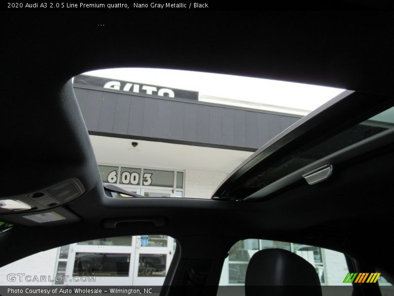 Nano Gray Metallic / Black 2020 Audi A3 2.0 S Line Premium quattro