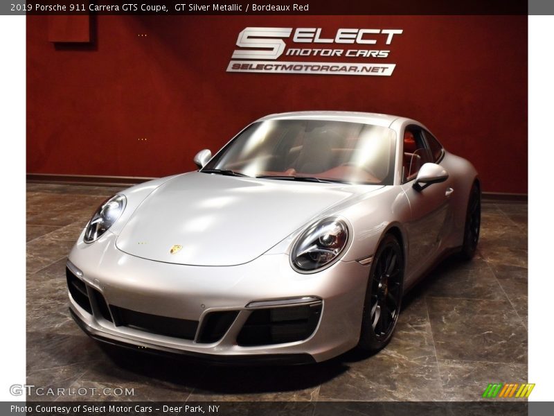 GT Silver Metallic / Bordeaux Red 2019 Porsche 911 Carrera GTS Coupe
