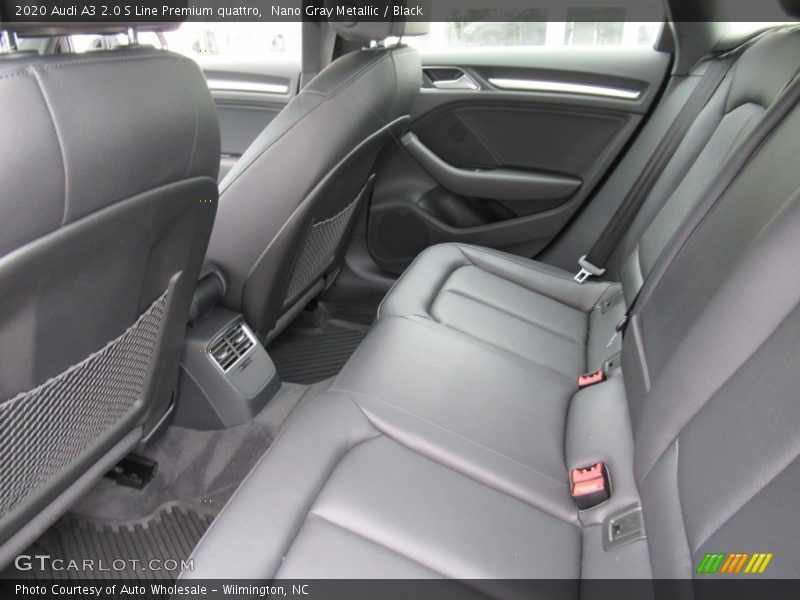 Rear Seat of 2020 A3 2.0 S Line Premium quattro