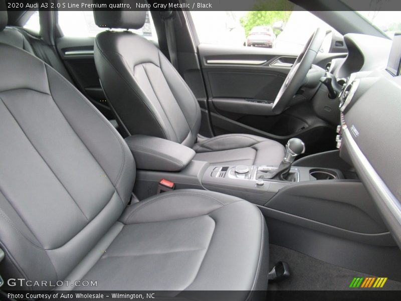 Nano Gray Metallic / Black 2020 Audi A3 2.0 S Line Premium quattro