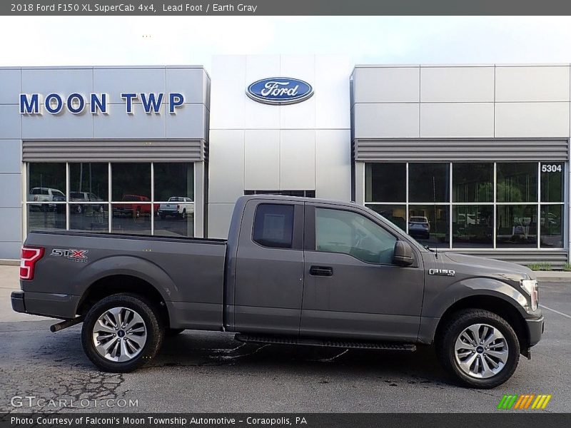 Lead Foot / Earth Gray 2018 Ford F150 XL SuperCab 4x4