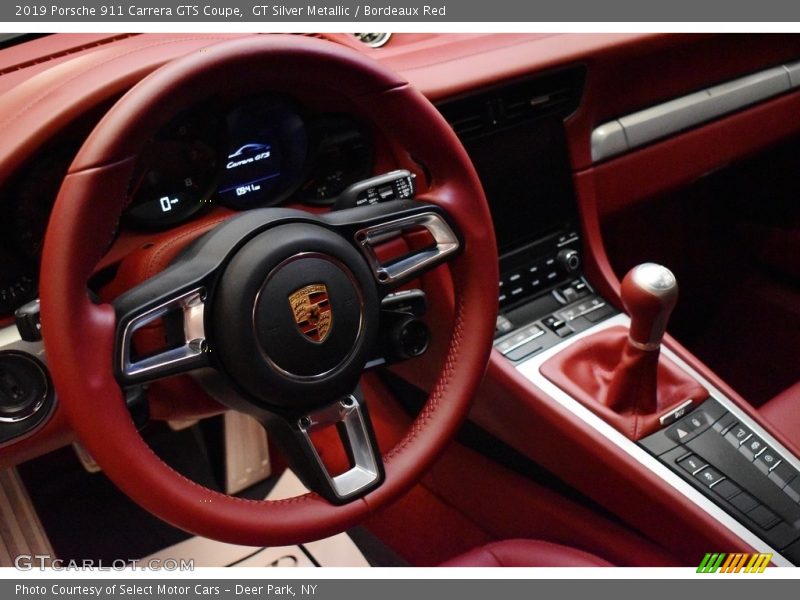 GT Silver Metallic / Bordeaux Red 2019 Porsche 911 Carrera GTS Coupe