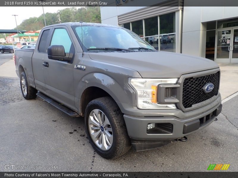 Lead Foot / Earth Gray 2018 Ford F150 XL SuperCab 4x4