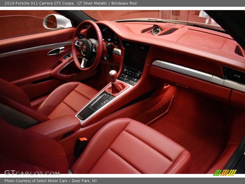 GT Silver Metallic / Bordeaux Red 2019 Porsche 911 Carrera GTS Coupe
