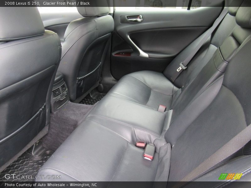 Glacier Frost Pearl / Black 2008 Lexus IS 250