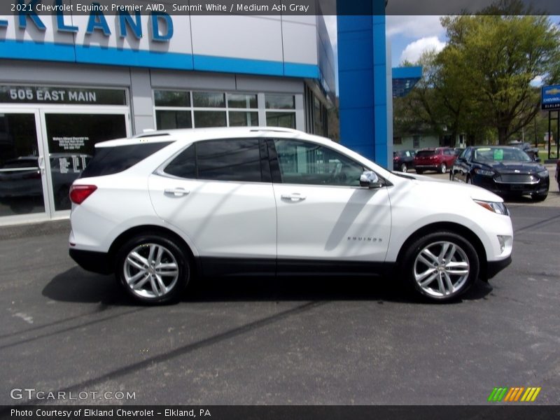 Summit White / Medium Ash Gray 2021 Chevrolet Equinox Premier AWD