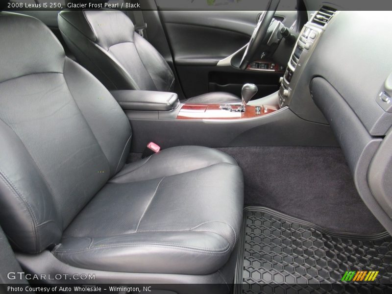 Glacier Frost Pearl / Black 2008 Lexus IS 250