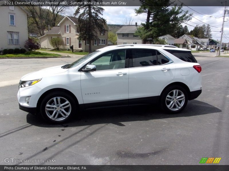 Summit White / Medium Ash Gray 2021 Chevrolet Equinox Premier AWD