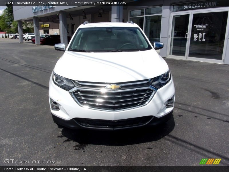 Summit White / Medium Ash Gray 2021 Chevrolet Equinox Premier AWD