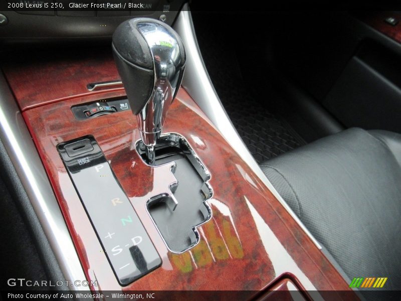 Glacier Frost Pearl / Black 2008 Lexus IS 250