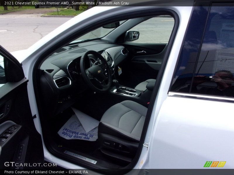 Summit White / Medium Ash Gray 2021 Chevrolet Equinox Premier AWD