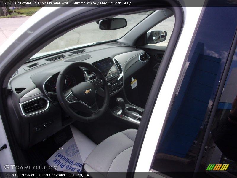 Summit White / Medium Ash Gray 2021 Chevrolet Equinox Premier AWD