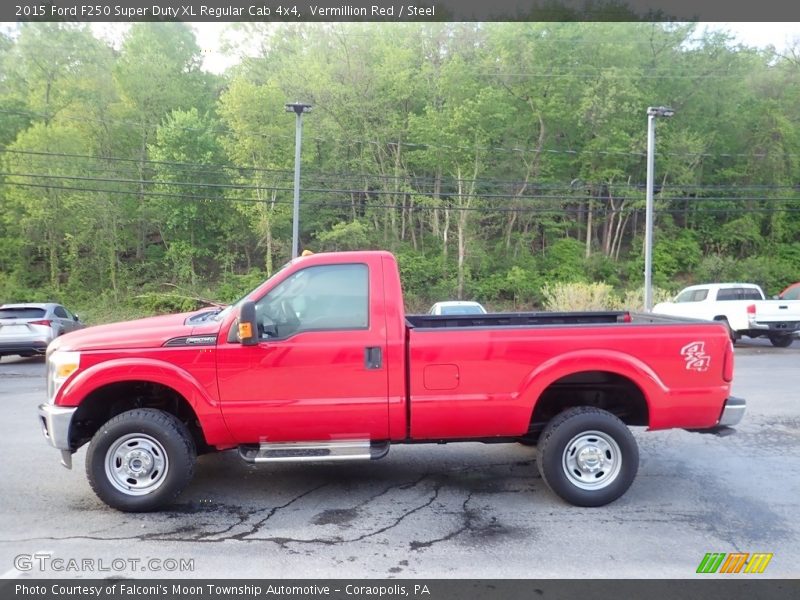 Vermillion Red / Steel 2015 Ford F250 Super Duty XL Regular Cab 4x4