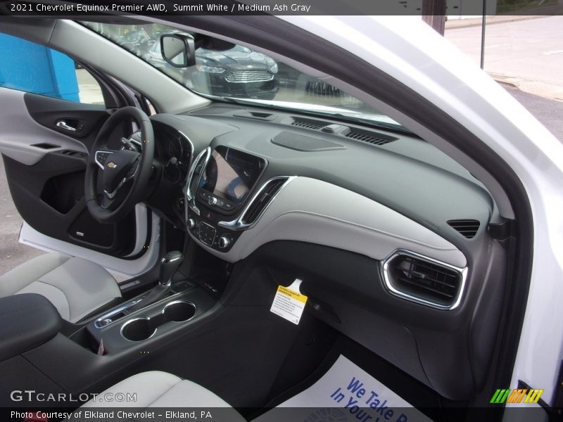 Summit White / Medium Ash Gray 2021 Chevrolet Equinox Premier AWD