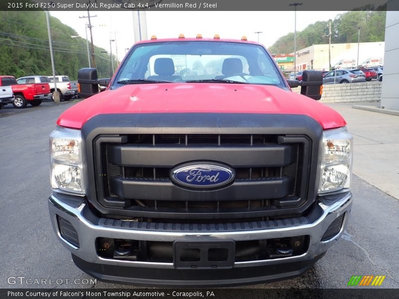 Vermillion Red / Steel 2015 Ford F250 Super Duty XL Regular Cab 4x4