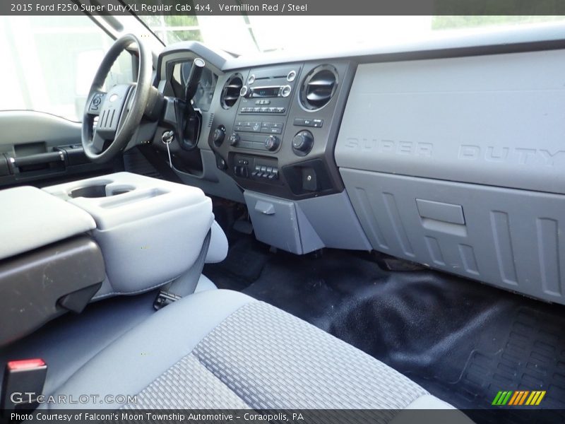 Vermillion Red / Steel 2015 Ford F250 Super Duty XL Regular Cab 4x4